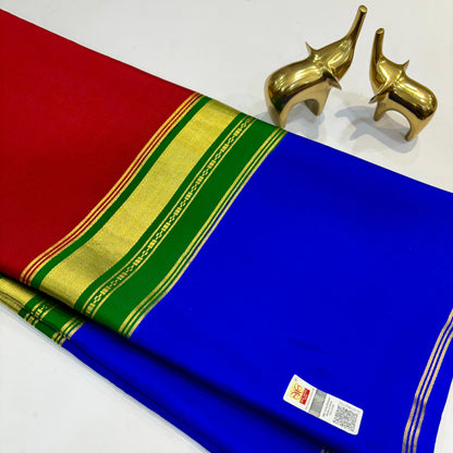 KSIC 3D Pattern Pure Mysore Silk Sarees