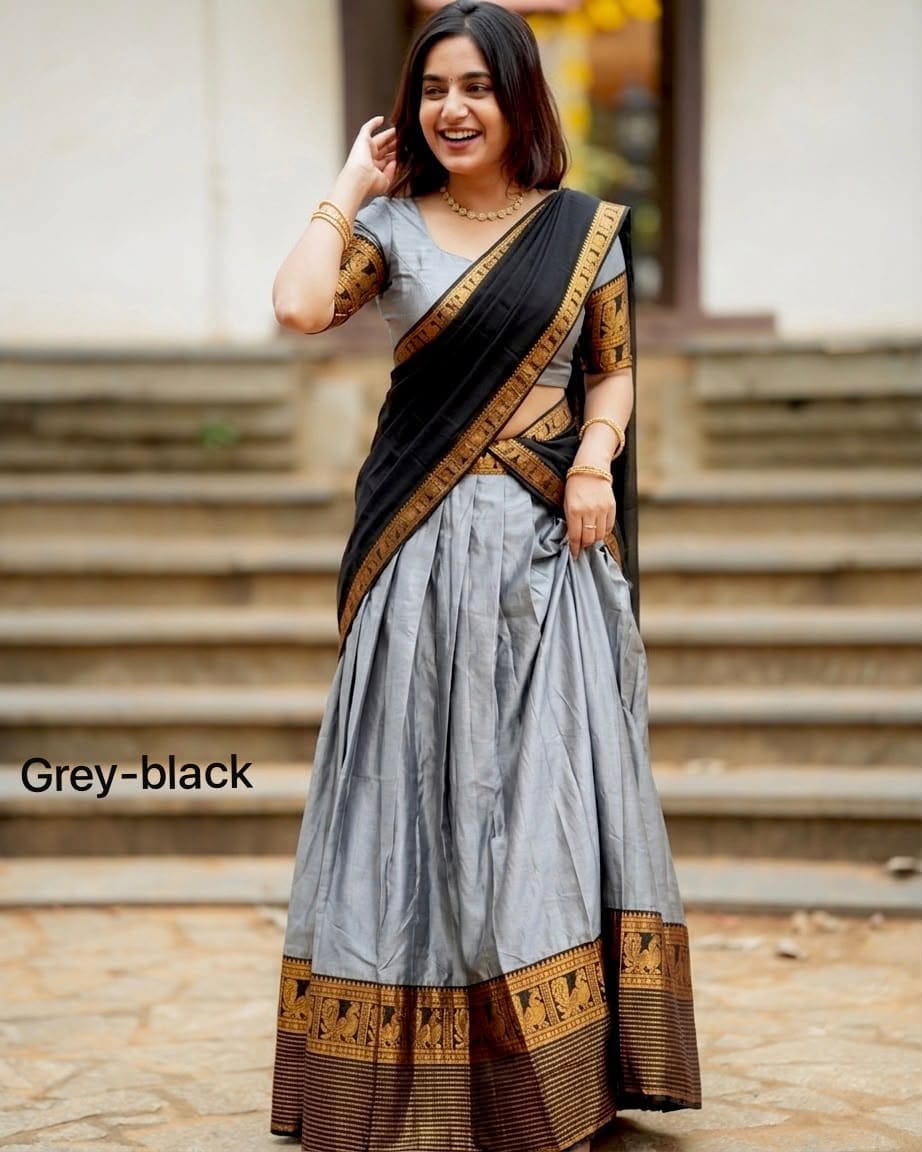 Kanjivaram Silk Half Saree sets