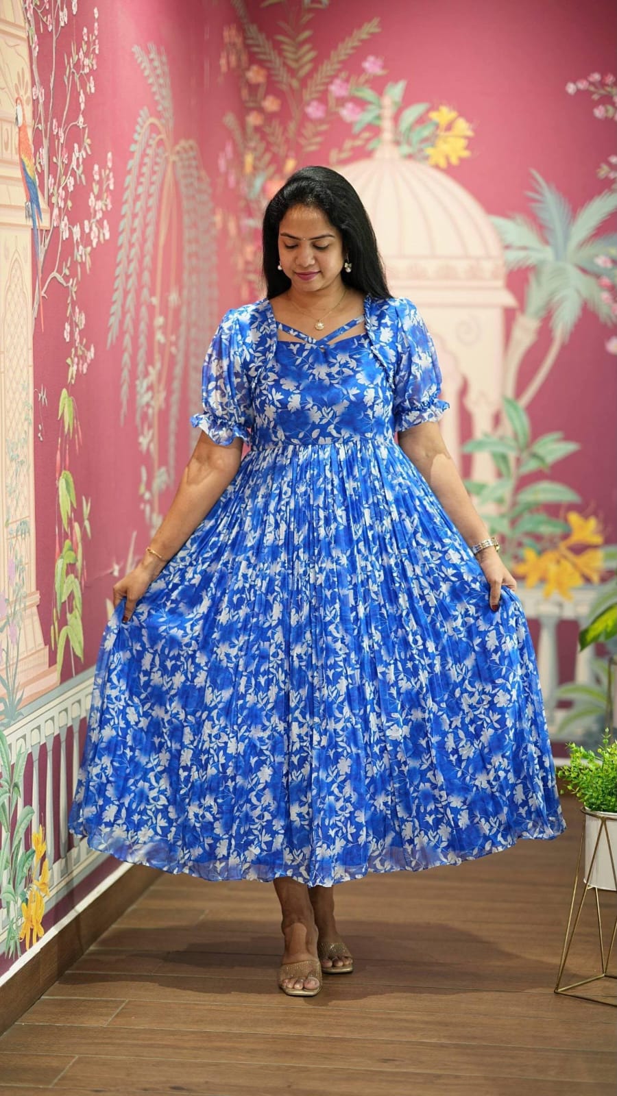 Georgette Midi Dress
