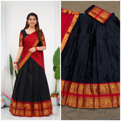 Kanjivaram Silk Half Saree sets