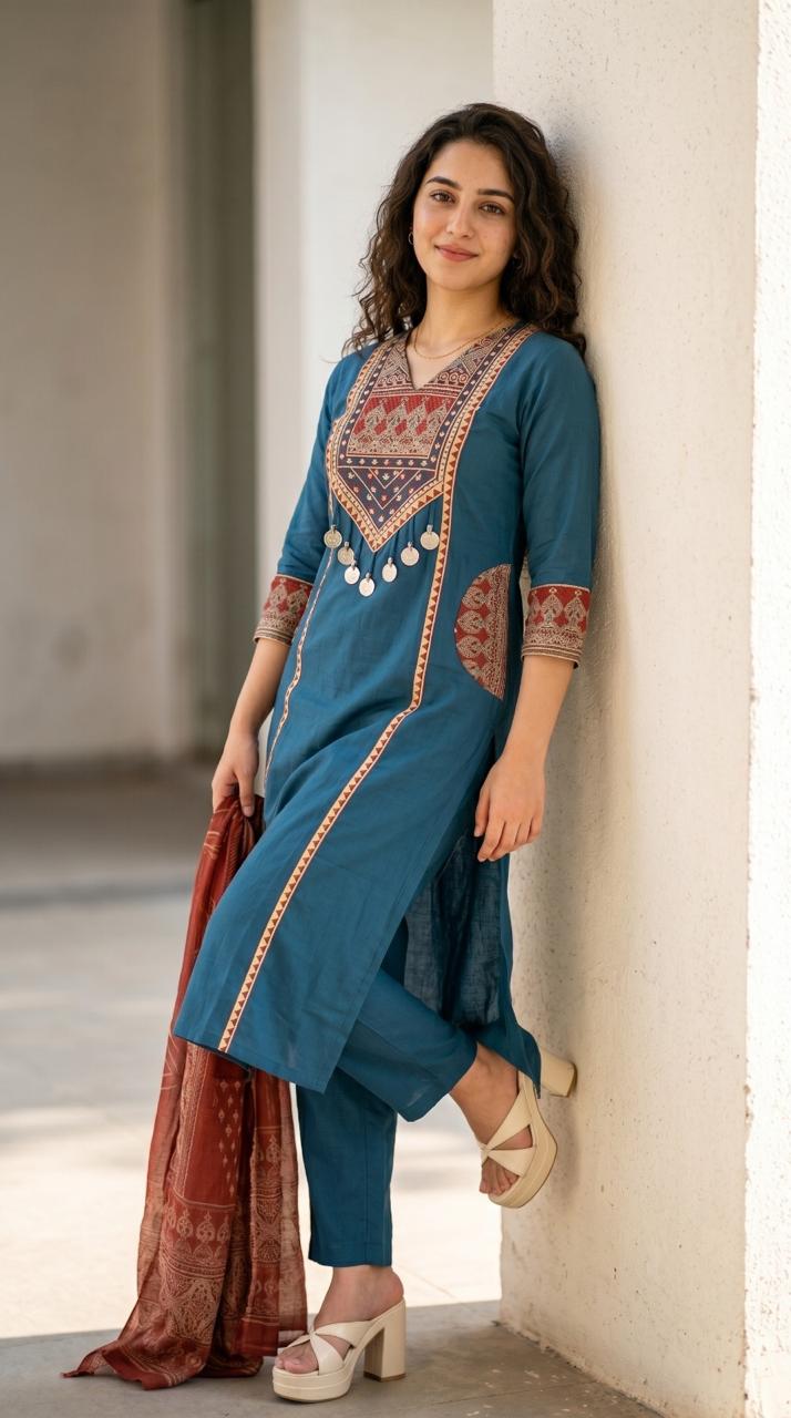 Cotton Readymade Salwar Sets
