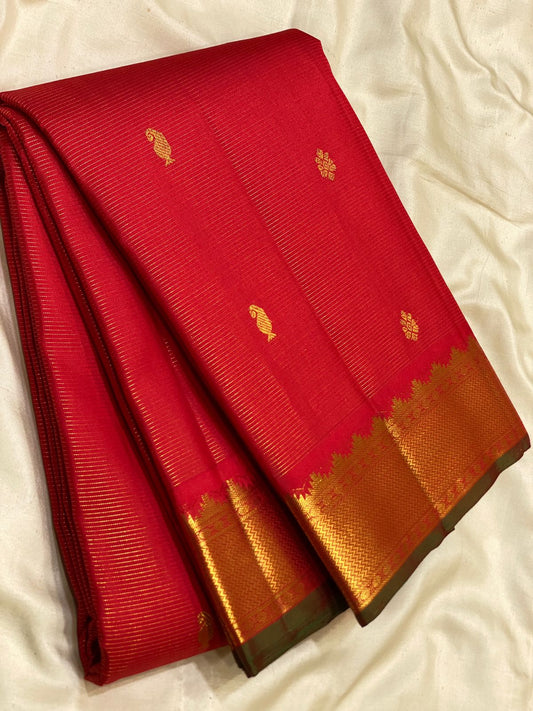 Kanchi Pure Silk Saree 2g Jari
