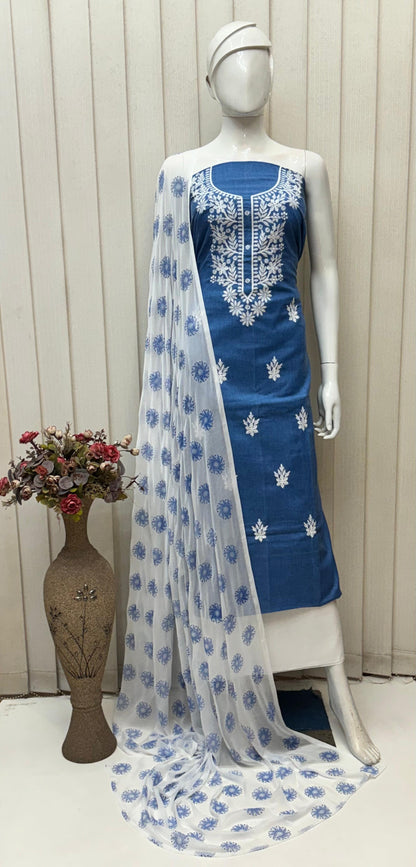 Denim cotton dress material