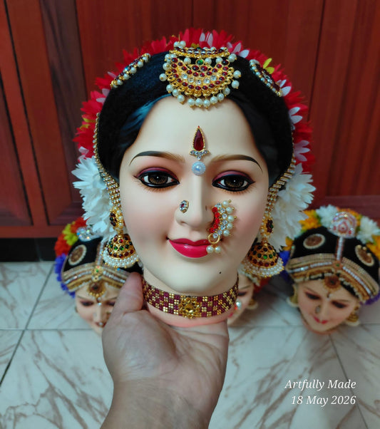 VaraMahalakshmi hand decorated face