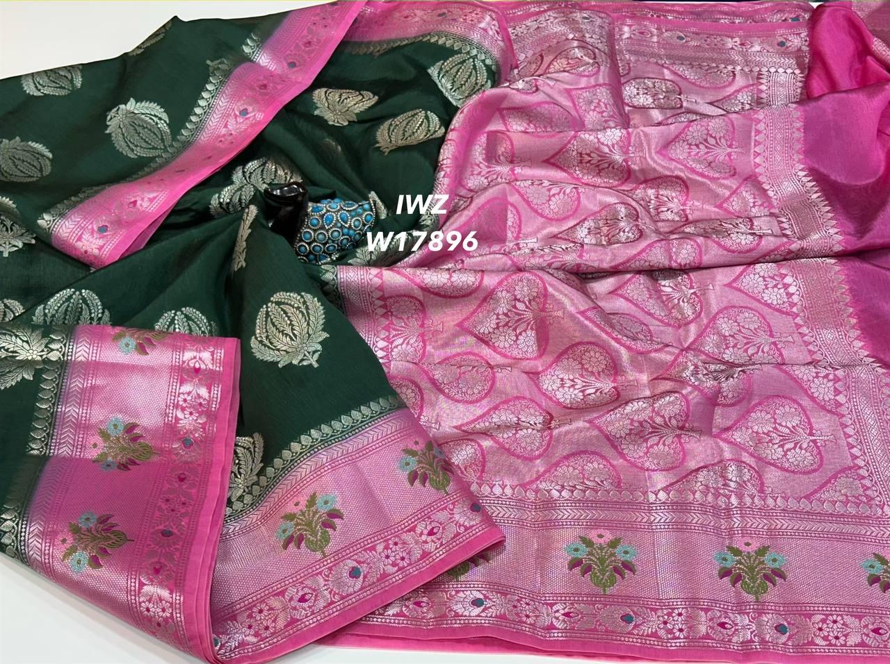 Semi Dupion Sarees