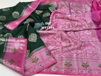 Semi Dupion Sarees