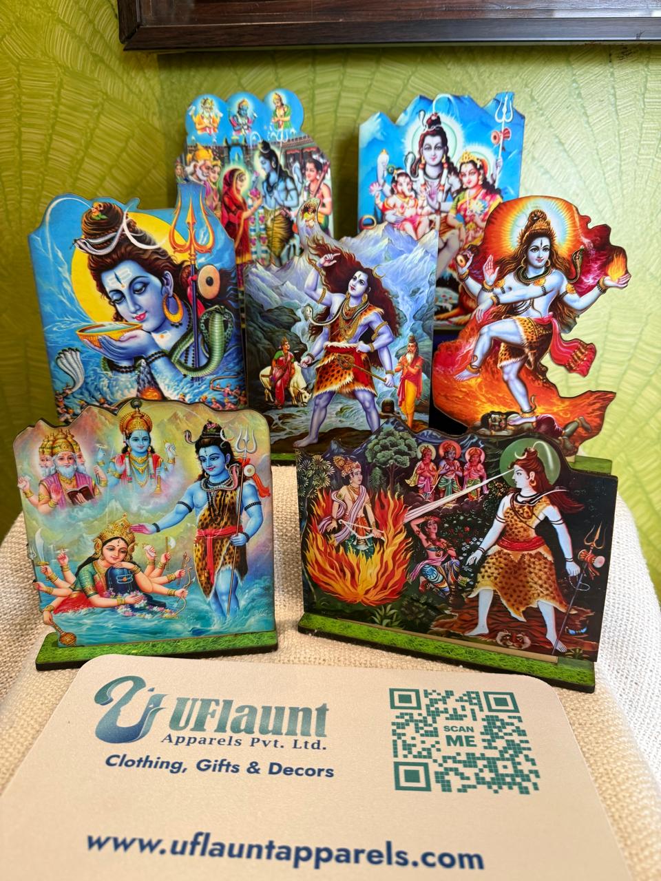 Shiva Puranam Cutouts Set of 18