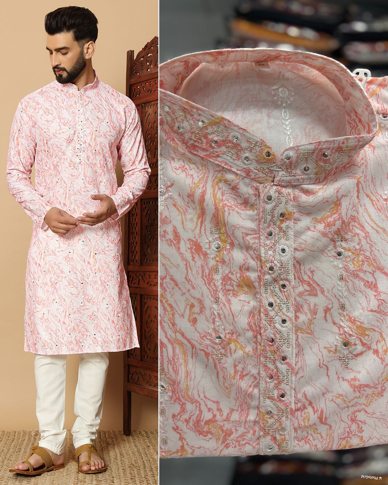 Men's Cotton Kurta with Pyjama