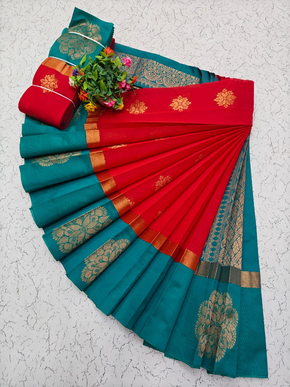 Korvai Silk Cotton Saree
