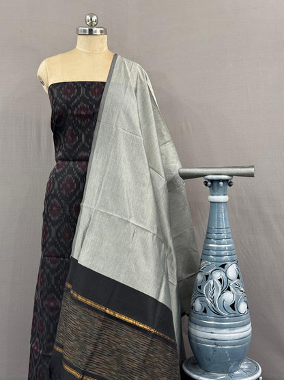 Ikkat Soft Silk Dress Materials