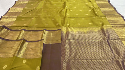 Tissue Border Kanchi Silk Sarees