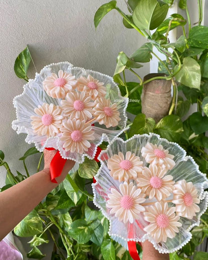 Scented Flower Bouquet Candles