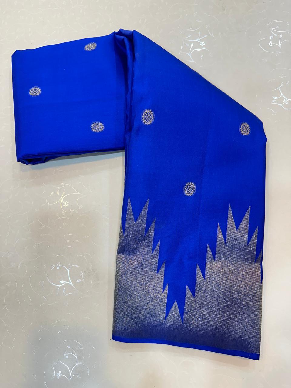 Temple Border Kanchi silk sarees