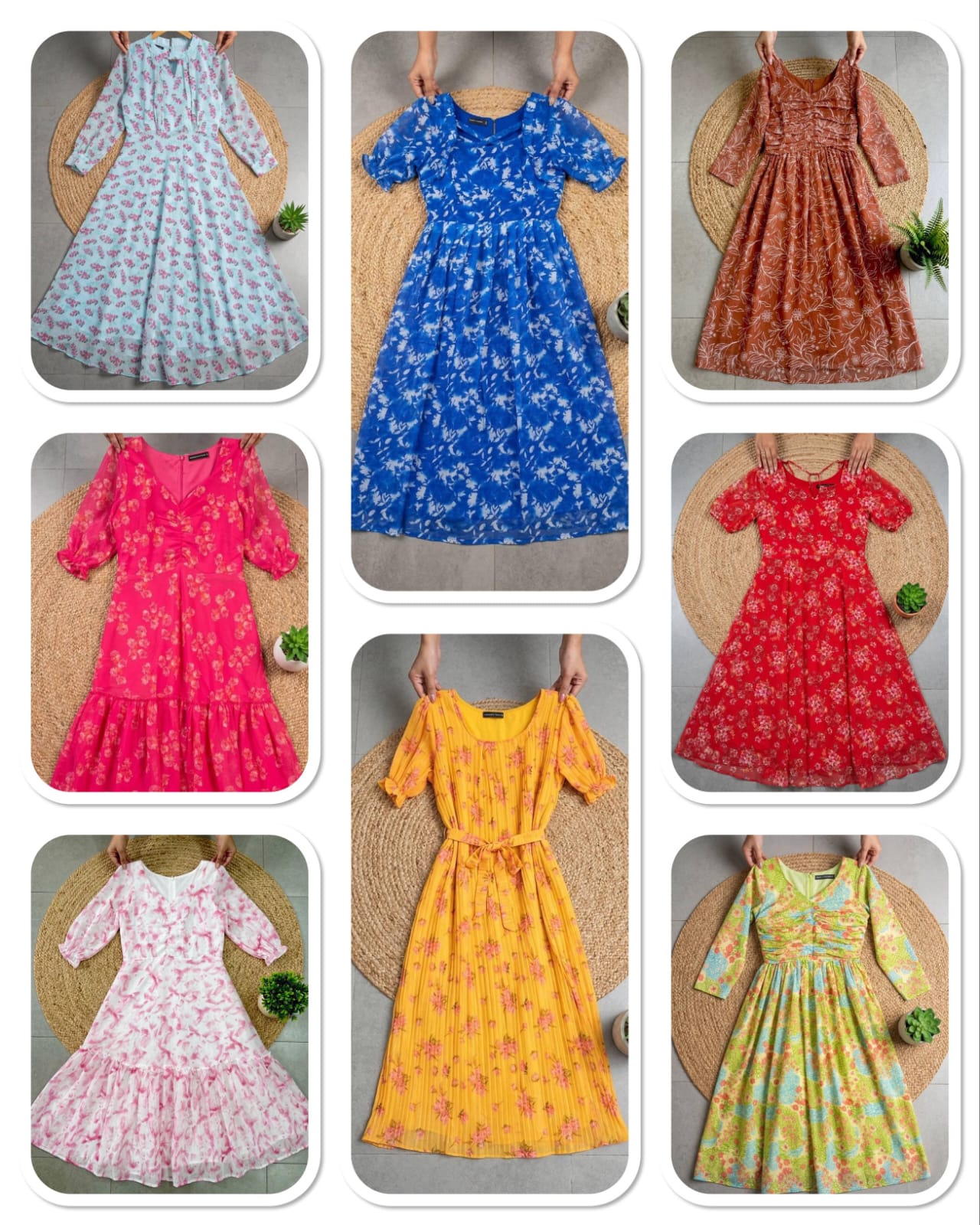 Georgette Midi Dress