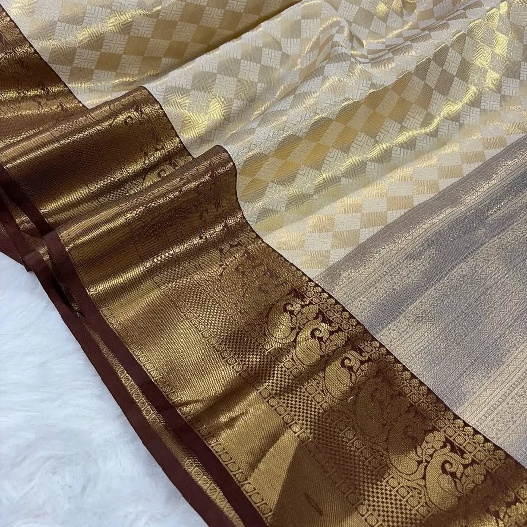 Banarasi Kanjivaram Zari Tanchui Saree