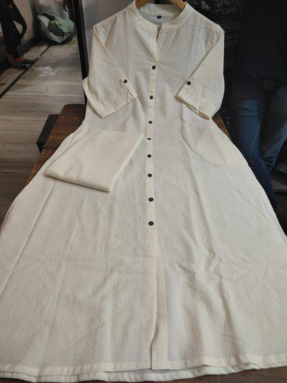 Cotton Slub Kurti Pant