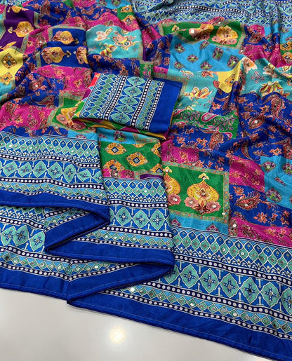 Chinon Silk Saree
