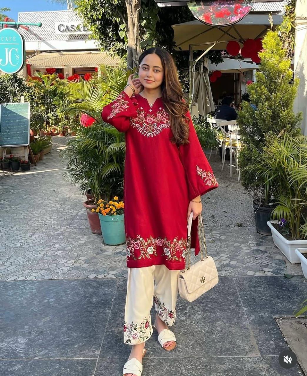 Cotton Slub Kurti Pant