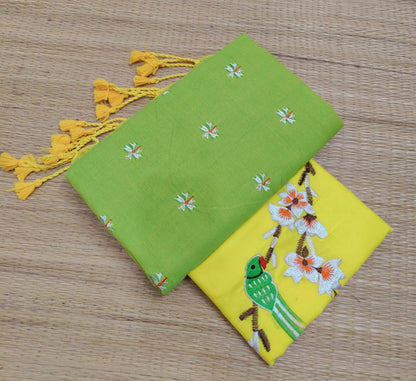 Khadi Cotton Shiuli Sarees