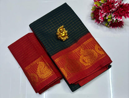 Kanchi Sungudi Cotton Sarees