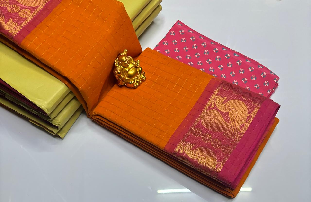 Kanchi Sungudi Cotton Sarees