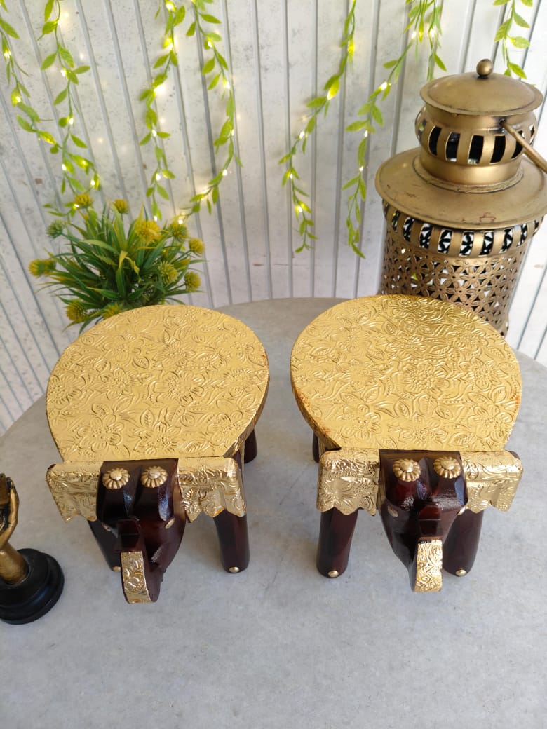 Elephant stools in Pair