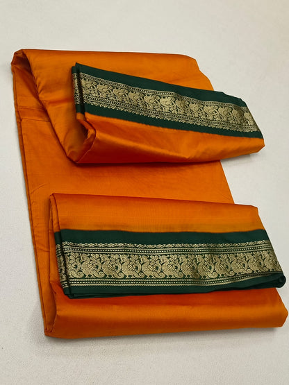 Madisar 10.5 yards Semi Silk Sarees