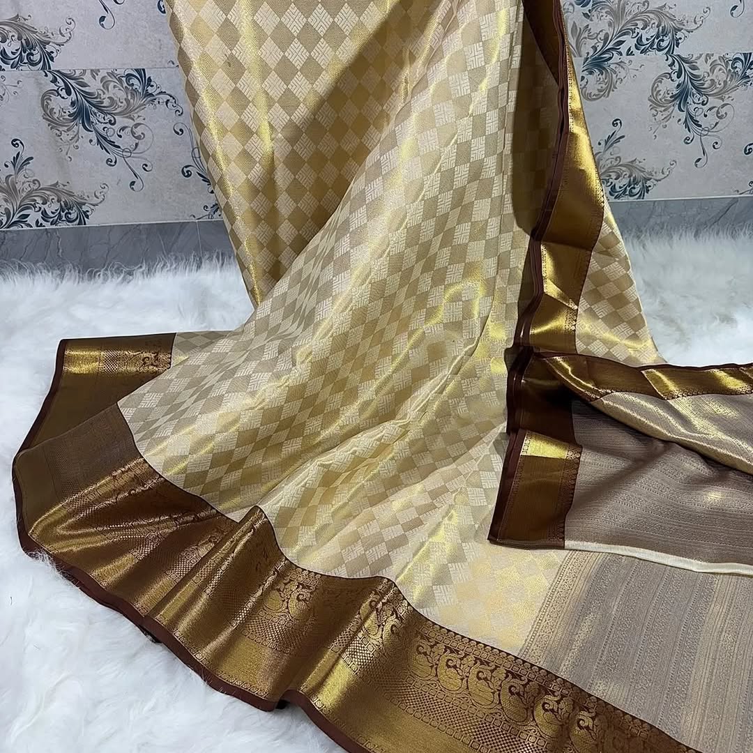 Banarasi Kanjivaram Zari Tanchui Saree