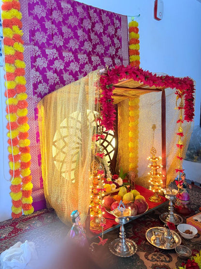 Foldable Pooja Mandapam Wooden