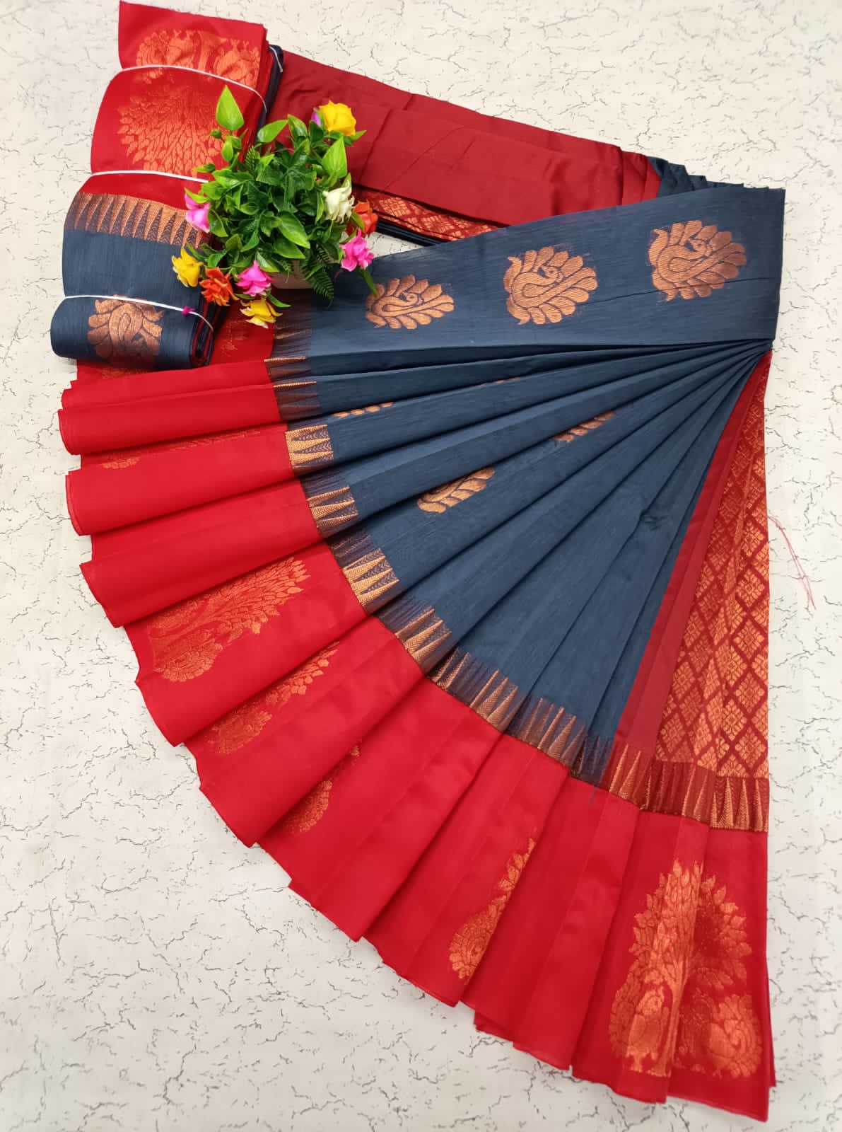 Korvai Silk Cotton Saree
