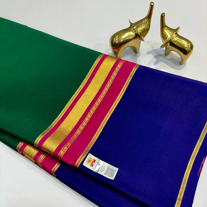 KSIC 3D Pattern Pure Mysore Silk Sarees