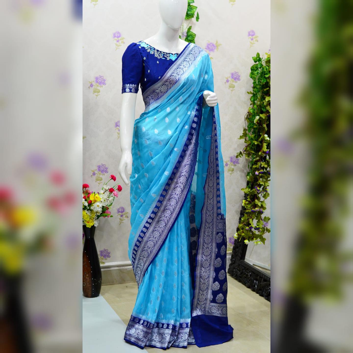 Banarasi Georgette Saree