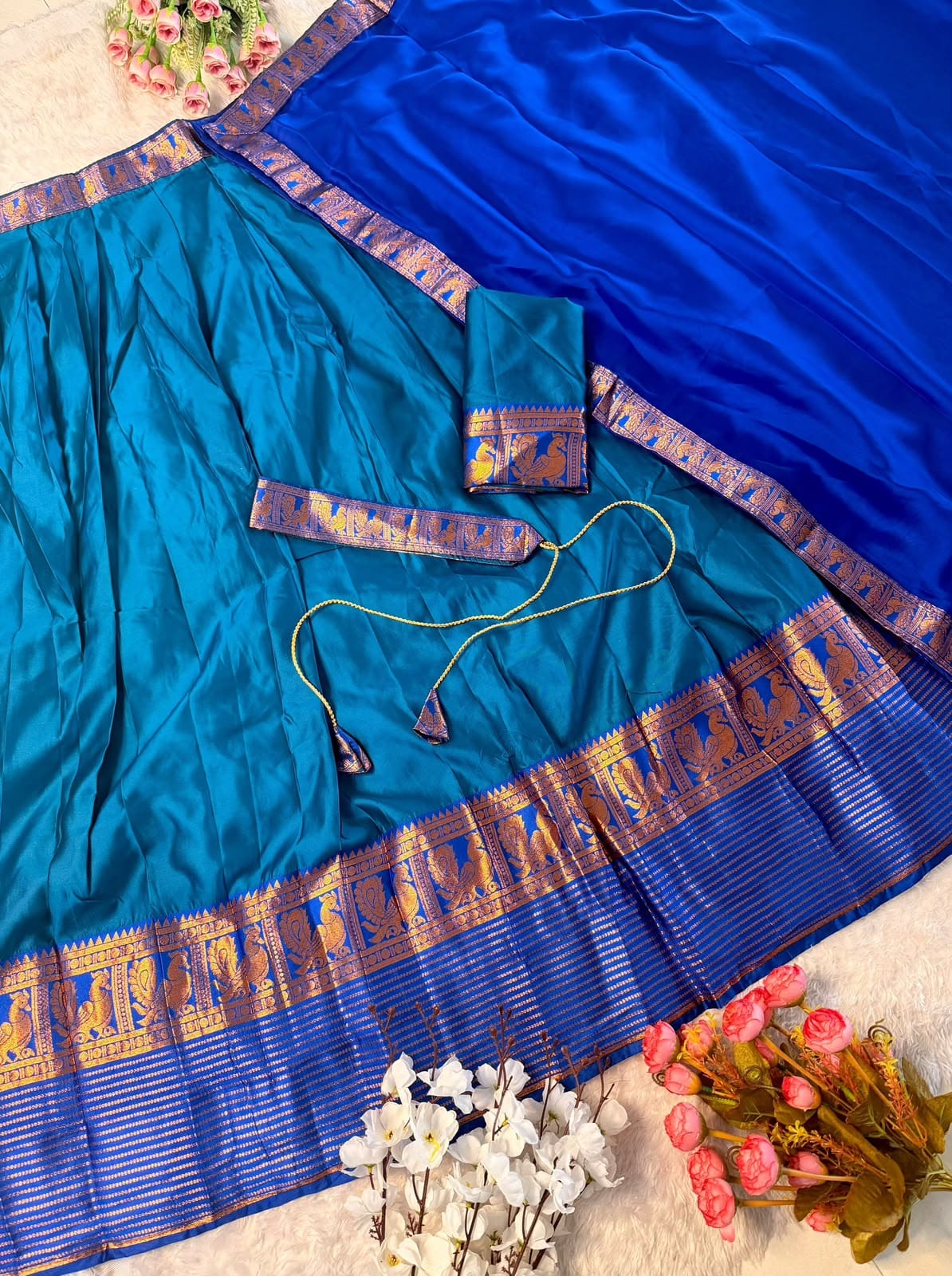 Kanjivaram Silk Half Saree sets