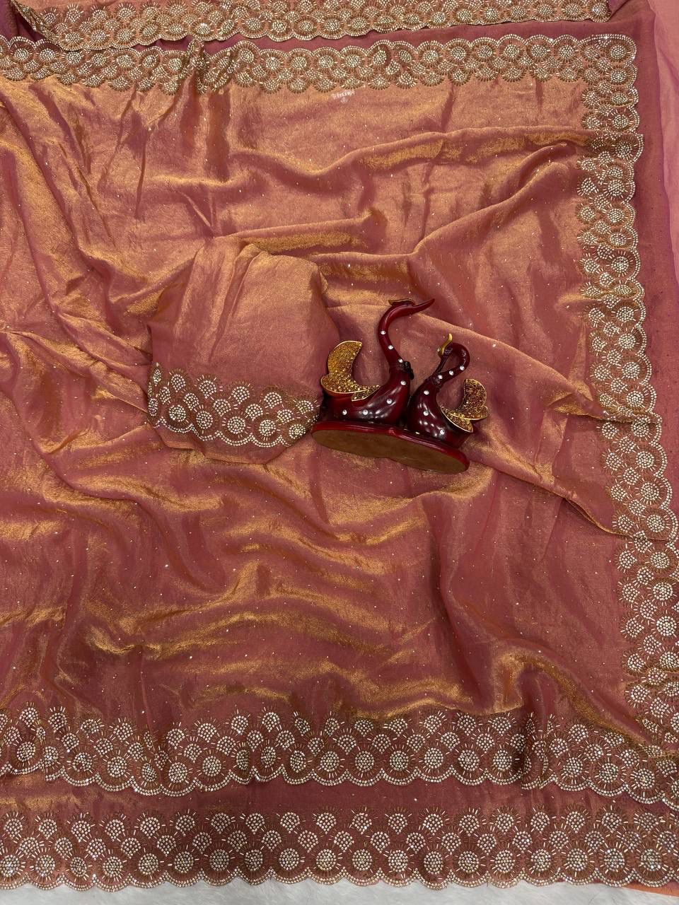 Chinon Silk Saree