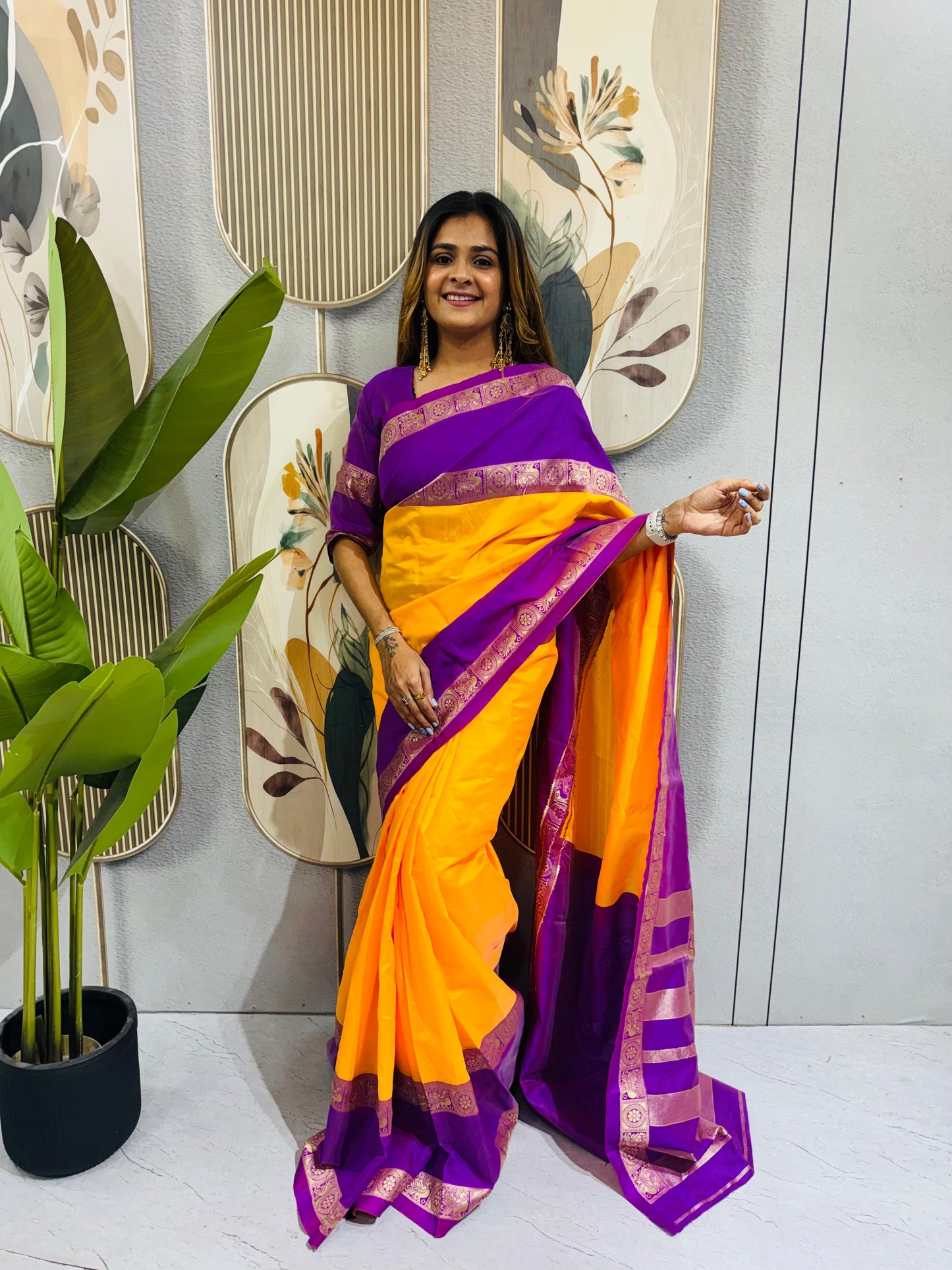 Readymade Sarees Zip Gown Model