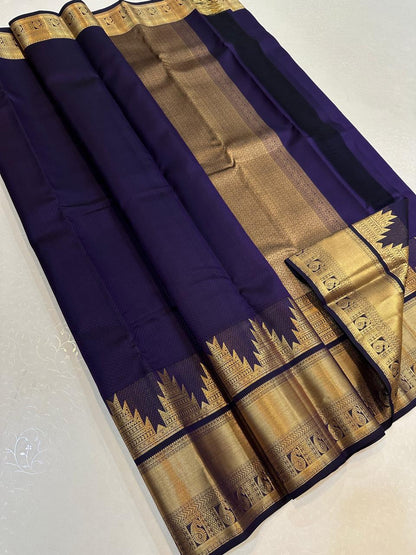 Temple Border Kanchi silk sarees