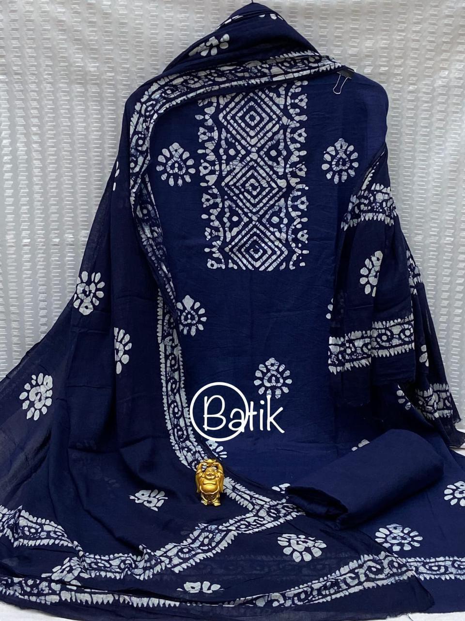 Batik cotton dress material