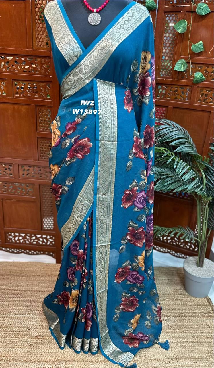 Matka Georgette Saree