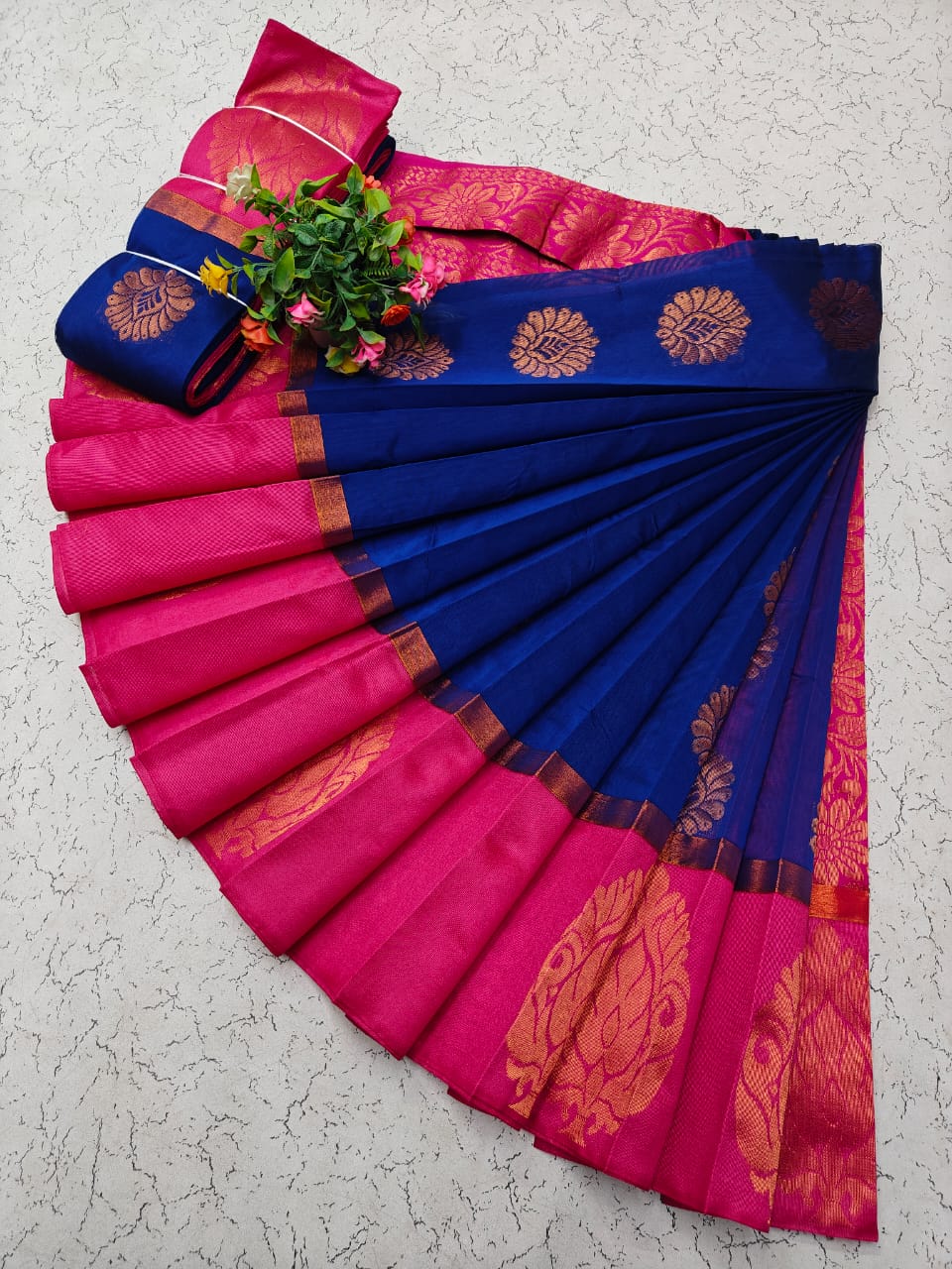 Korvai Silk Cotton Saree