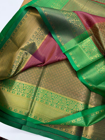 Semi Silk Embossed Sarees