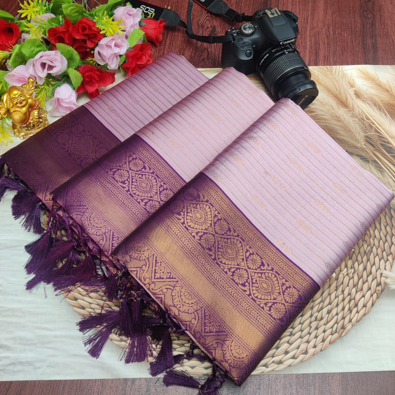 Semi Silk Vaira Oosi Sarees