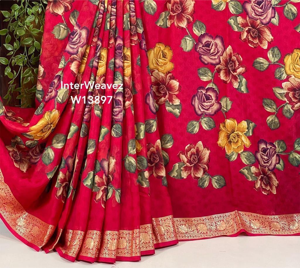 Matka Georgette Saree
