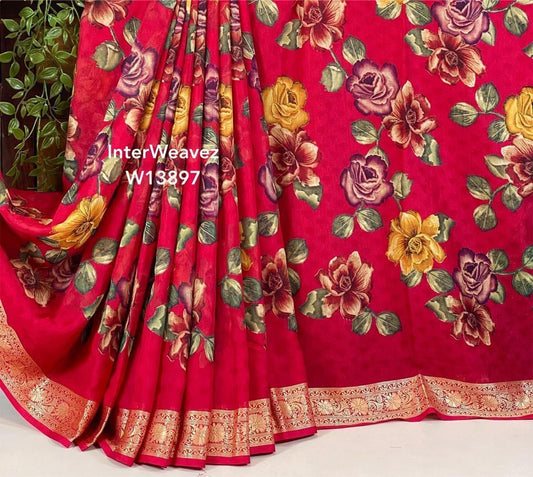 Matka Georgette Saree
