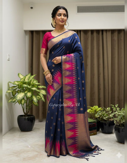 Madhuram Semi Silk Sarees