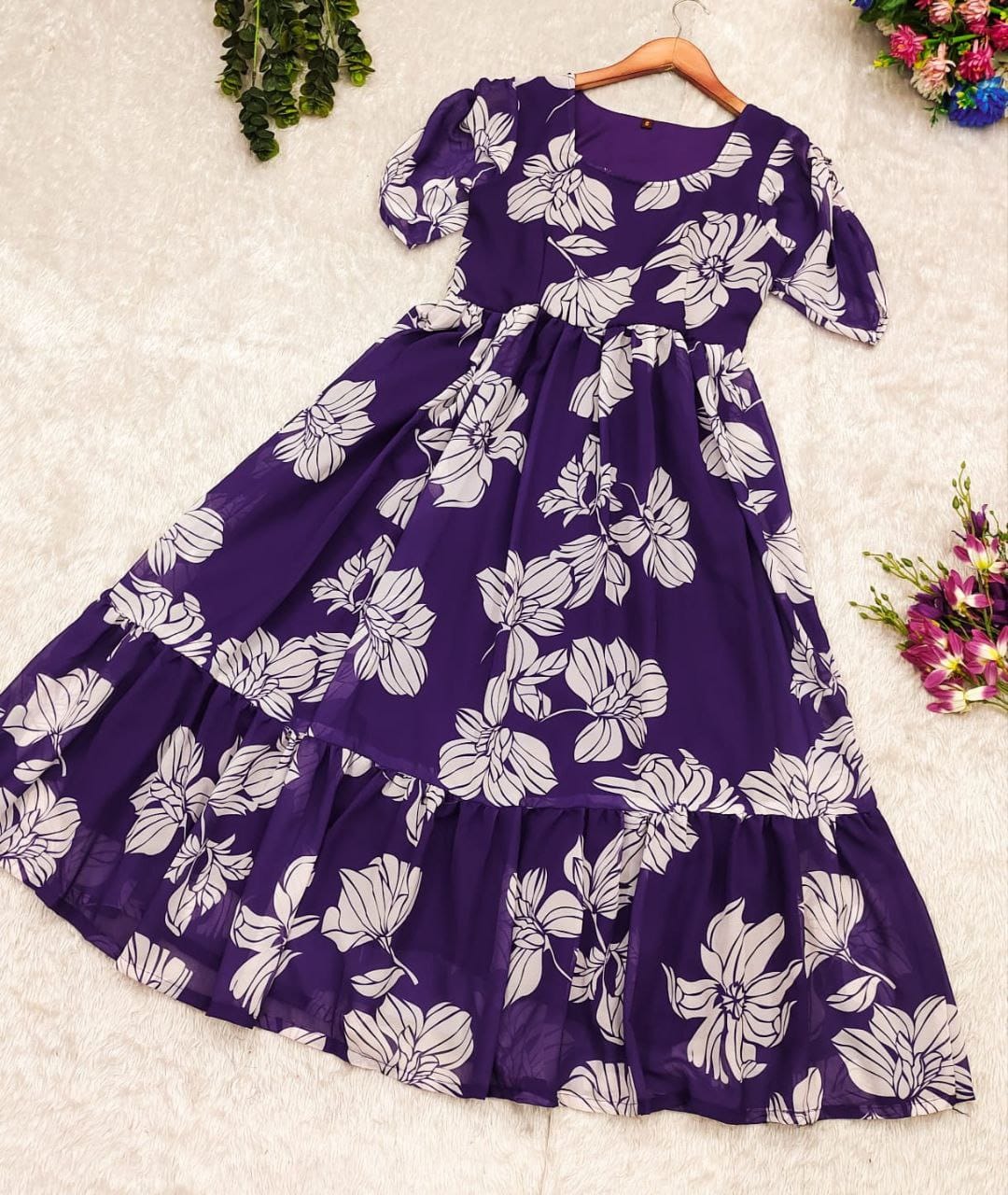 Georgette Midi Dress