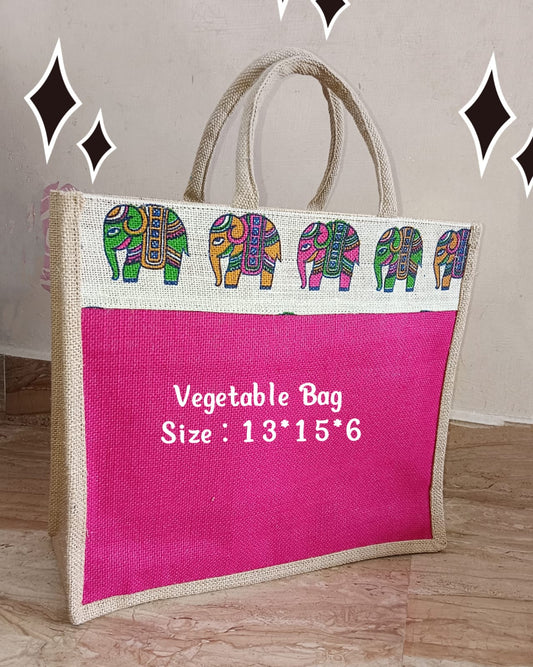 Jute Vegatables Shopping Bags