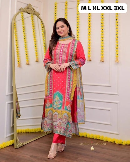 Muslin Readymade Salwar Sets