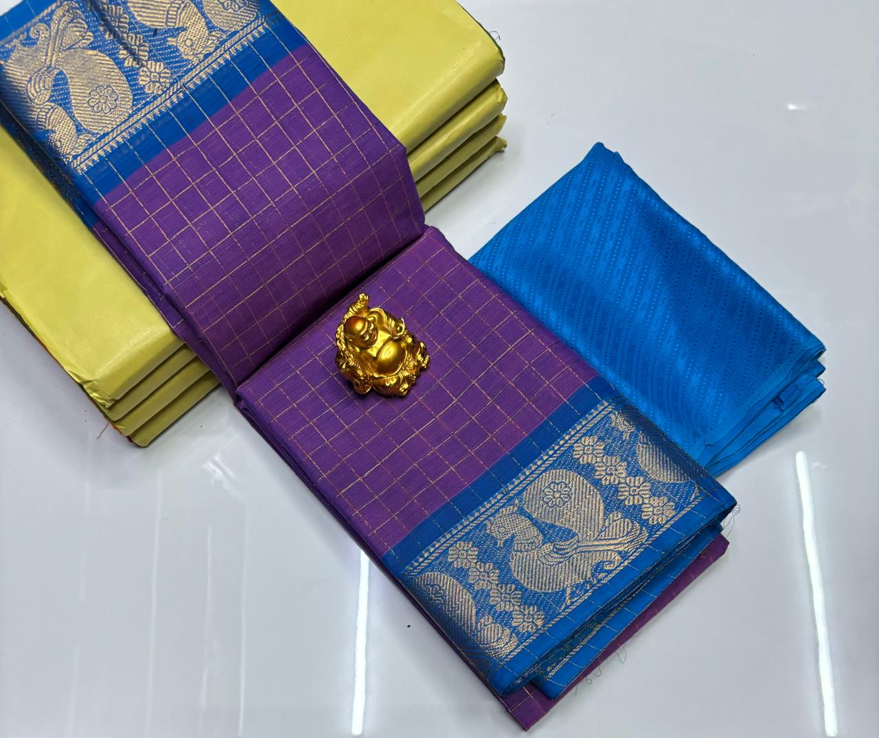 Kanchi Sungudi Cotton Sarees