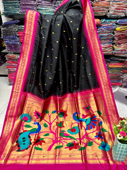 Kadiyal Paithani Silk Sarees