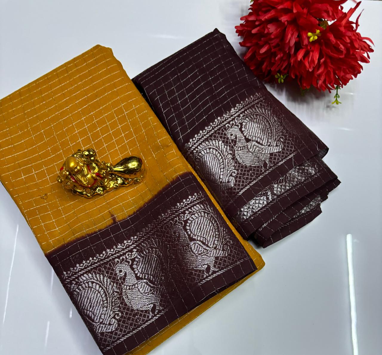 Kanchi Sungudi Cotton Sarees